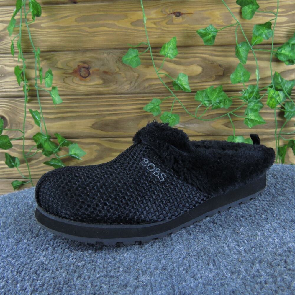 BOBS from Skechers Black Slippers
